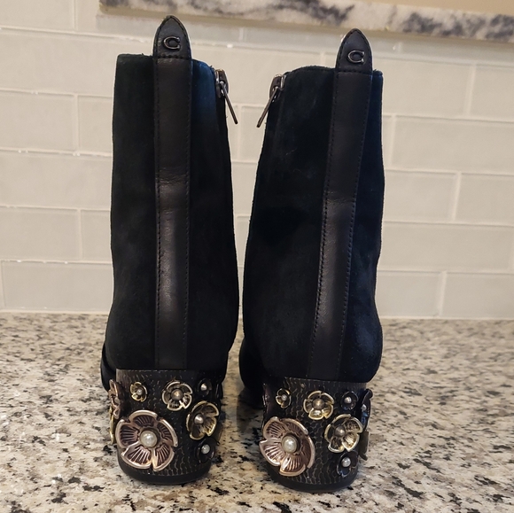 COACH Juliet Mid-Heel Ankle Boots, Size 7 - Picture 15 of 16
